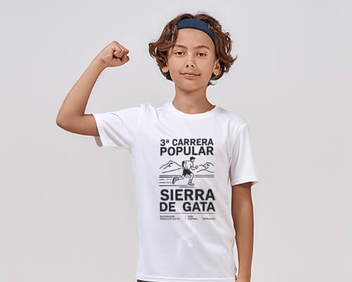 Camisetas de niños para eventos deportivos
